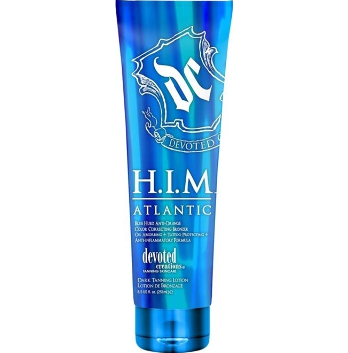 Him Atlantic Bronzer - Devoted Creations Tanning Lotion - Bottle